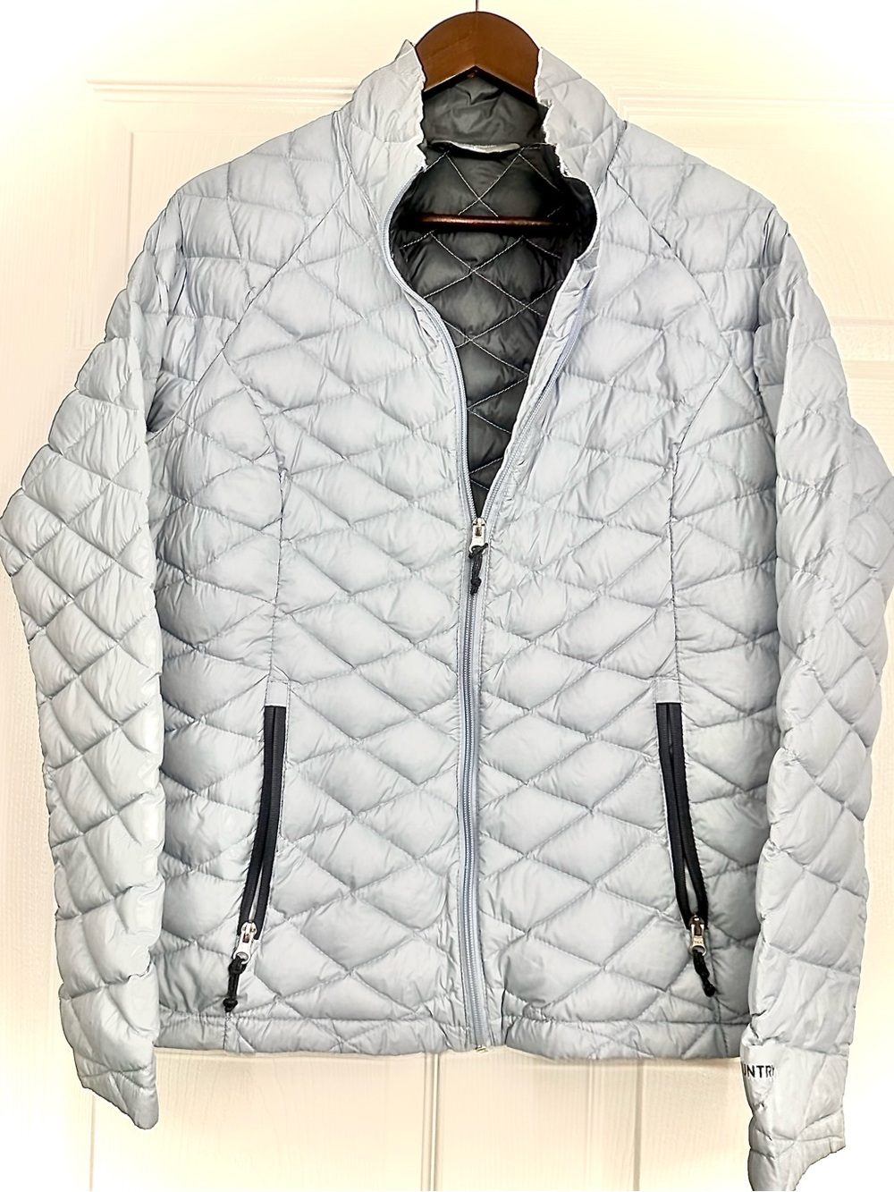 Free Country Light Blue Quilted Packable Jacket - Women's